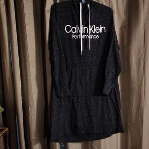 Calvin Klein Charcoal Hoodie Dress